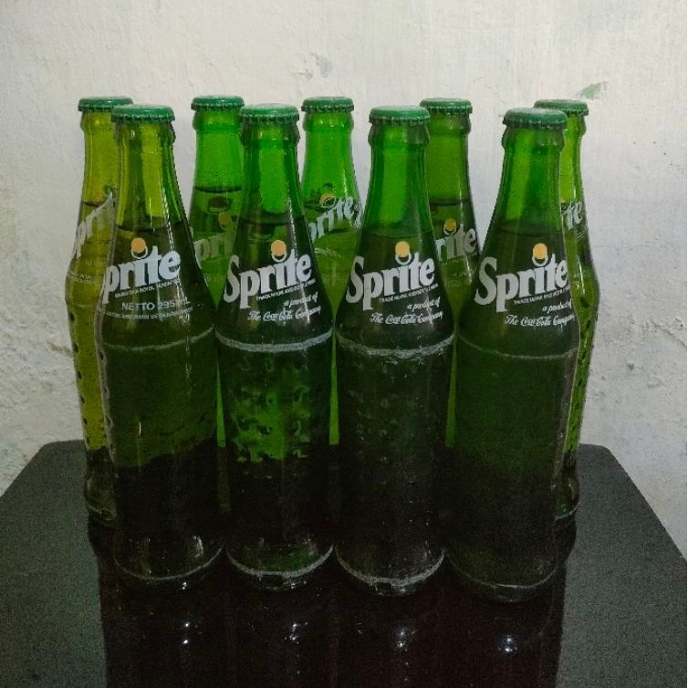 Sprite Botol Kaca 295ml ( Exp Tidak untuk di minum )