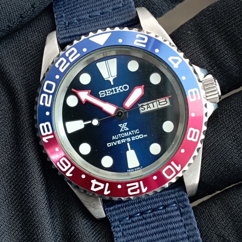 jam tangan Seiko 5 automatic mod diver 6309 original