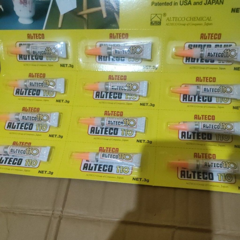 Lem Super Glue Alteco 3 Gram - Rekat Kuat, Aman, Praktis