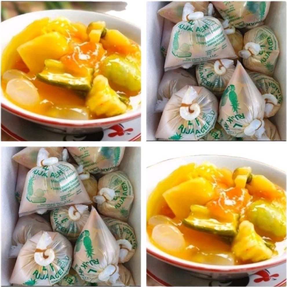 rujak Aceh Llf medan Asli khas dengan mangga kweni Frozen Food