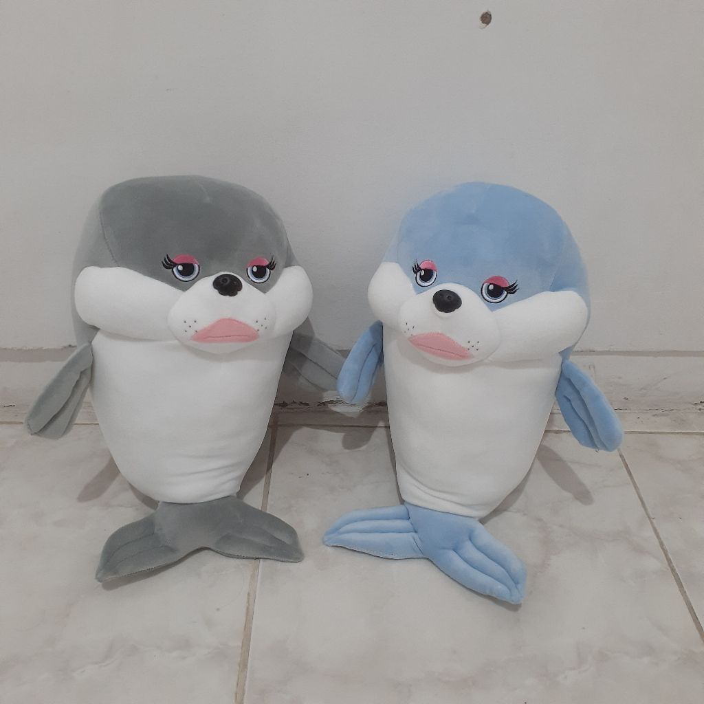 Boneka Animal sea Curved By Seulgi , Boneka Binatang Anjing Laut Merk SEULGI
