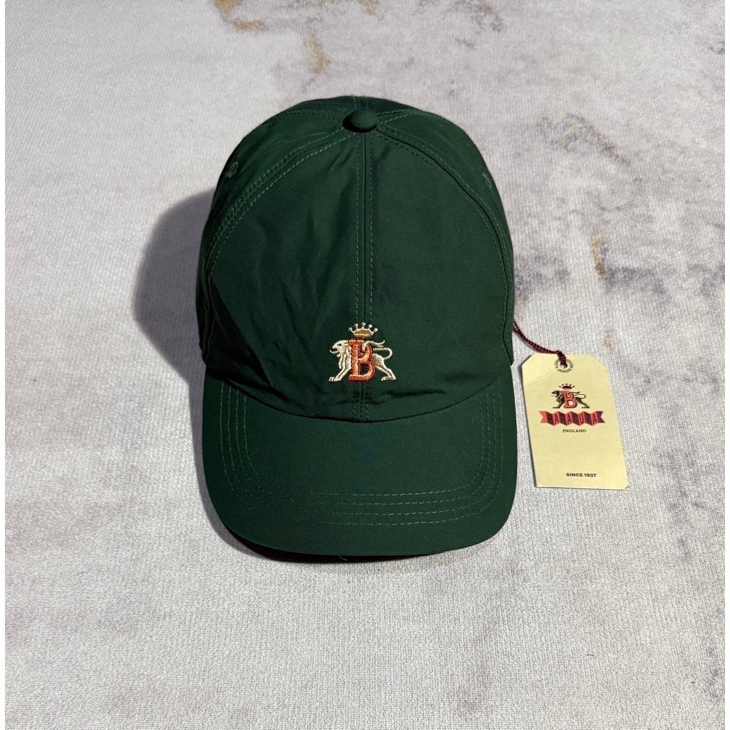 BARACUTA RACING GREEN BASEBALL CAP