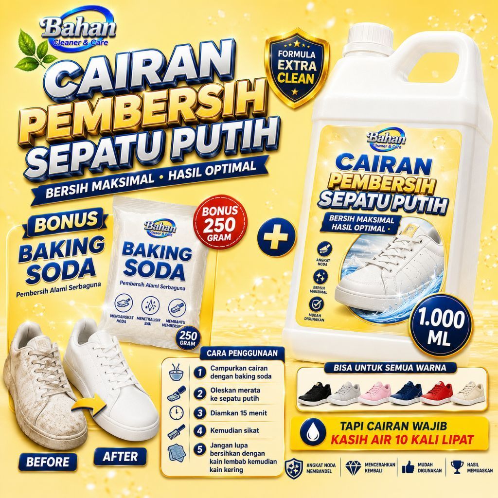 (Instant) Pembersih sepatu putih / outsole cleaner / Unyellowing