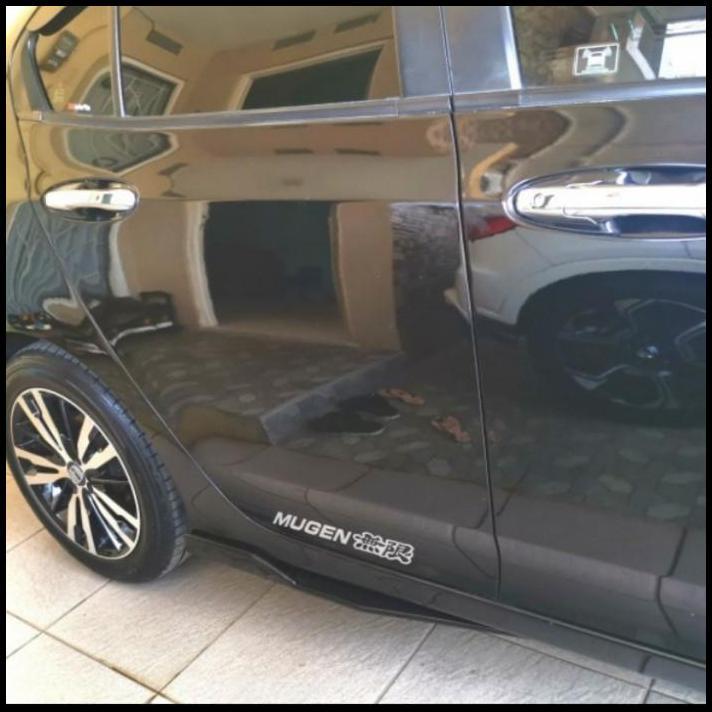 DISKON WINGLET SAMPING VARIASI SAMPING BAWAH MOBIL LUXIO HITAM GLOSY 