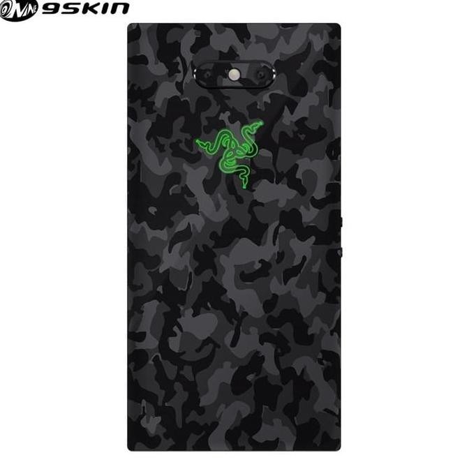 BEBAS ONGKIR - 9Skin - Premium Skin Protector for Razer Phone 2 - 3M Black Army