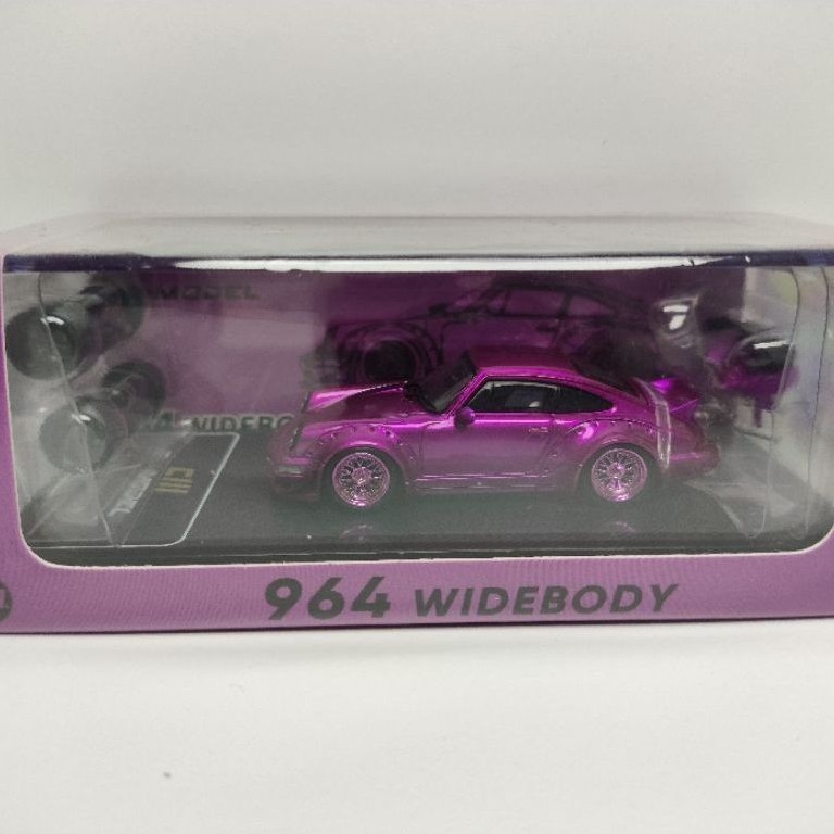 CM MODEL PORSCHE 964 RWB PURPLE CHROME SEALED