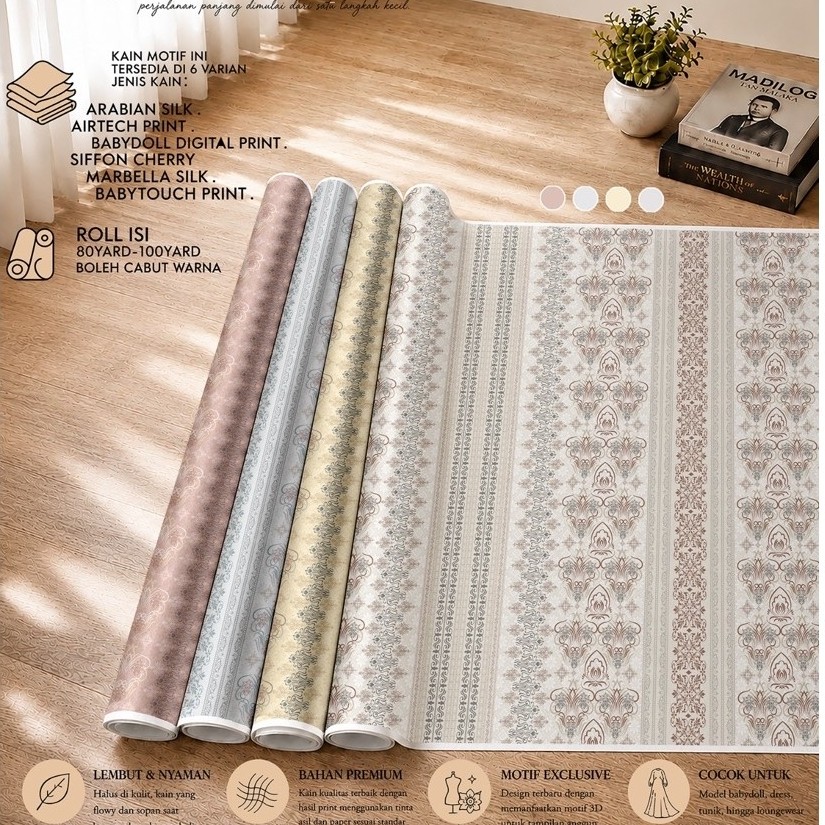 Kain Arabian Silk / Bahan Arabian Silk