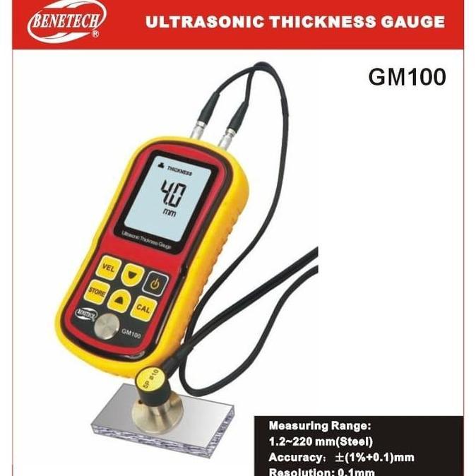 Ultrasonic Thickness Gauge GM100 BENETECH Tester GM-100 GM 100 Meter