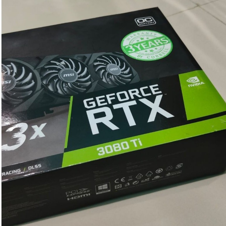 VGA Card MSI Ventus RTX 3080 Ti GDDR6X 12 GB