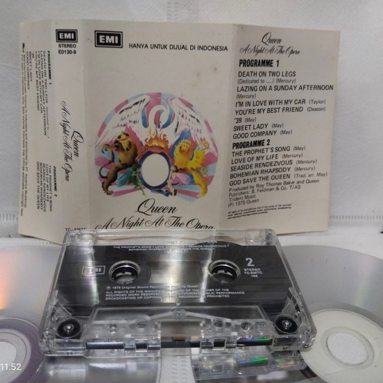 kaset pita Queen _ A night at the opera