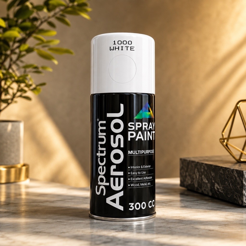 Spectrum Aerosol Spray Paint 300cc Putih