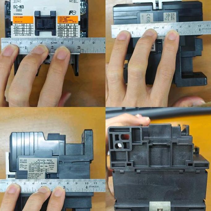 NEW Contactor 65A FUJI SC-N3 sc n3 sc 3n Coil AC 110,220,380 VAC sc3n sc-3n scn3 SC65XA