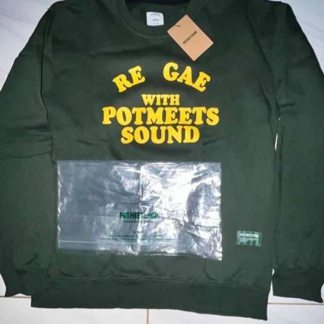 Crewneck POT MEETS POP - RE GAE