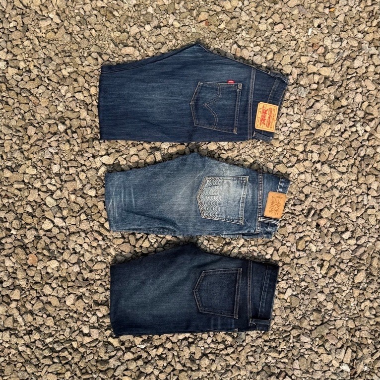 UNIQLO JEANS, LEVI’S 511 JEANS, BESPOKE PROJECT 371
