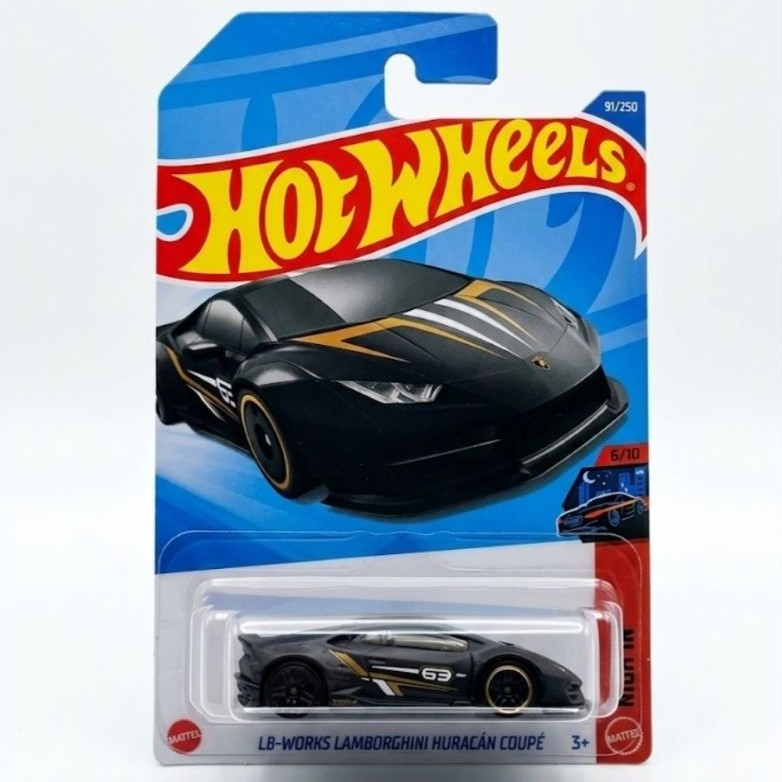 hotwheels LBWK Lamborghini Huracan Coupe hitam rare