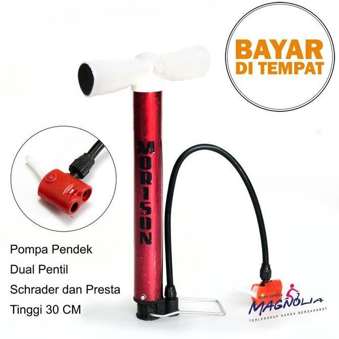 Pompa Angin Ban Sepeda Motor Gerobak Angkong Mini Portable Murah