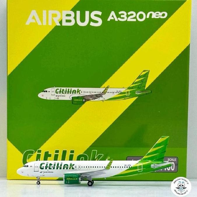 Diecast Pesawat Citilink Airbus A320neo Skala 1:400 PK-GTH
