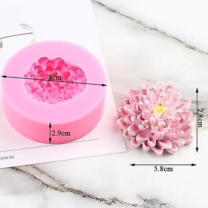 Diy Melati Cetakan Puding 3D Silikon Bunga Cetakan Penyebar Aroma Bunga Cetakan Jelly Cetakan Puding