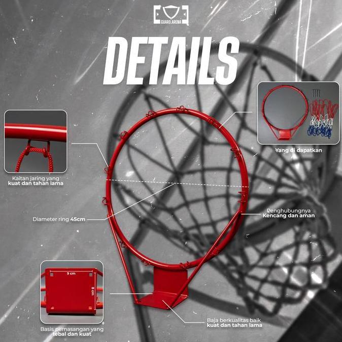 GUARD ARENA BASKETBALL RING | RING BASKET FIBA BESI TEBAL