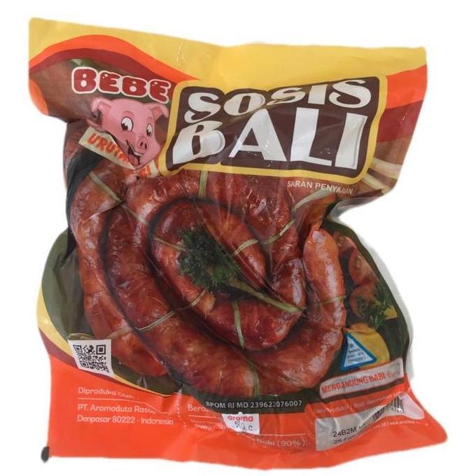 Bebe by Aroma Pork Balinese Sausage (Sosis Urutan) 500 Gram