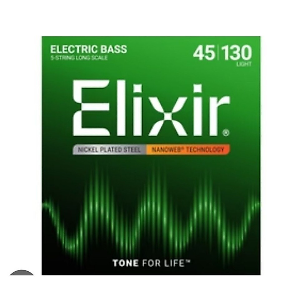 Senar Bass Eletrik Elixir 14202 Nanoweb 45/130 5senar