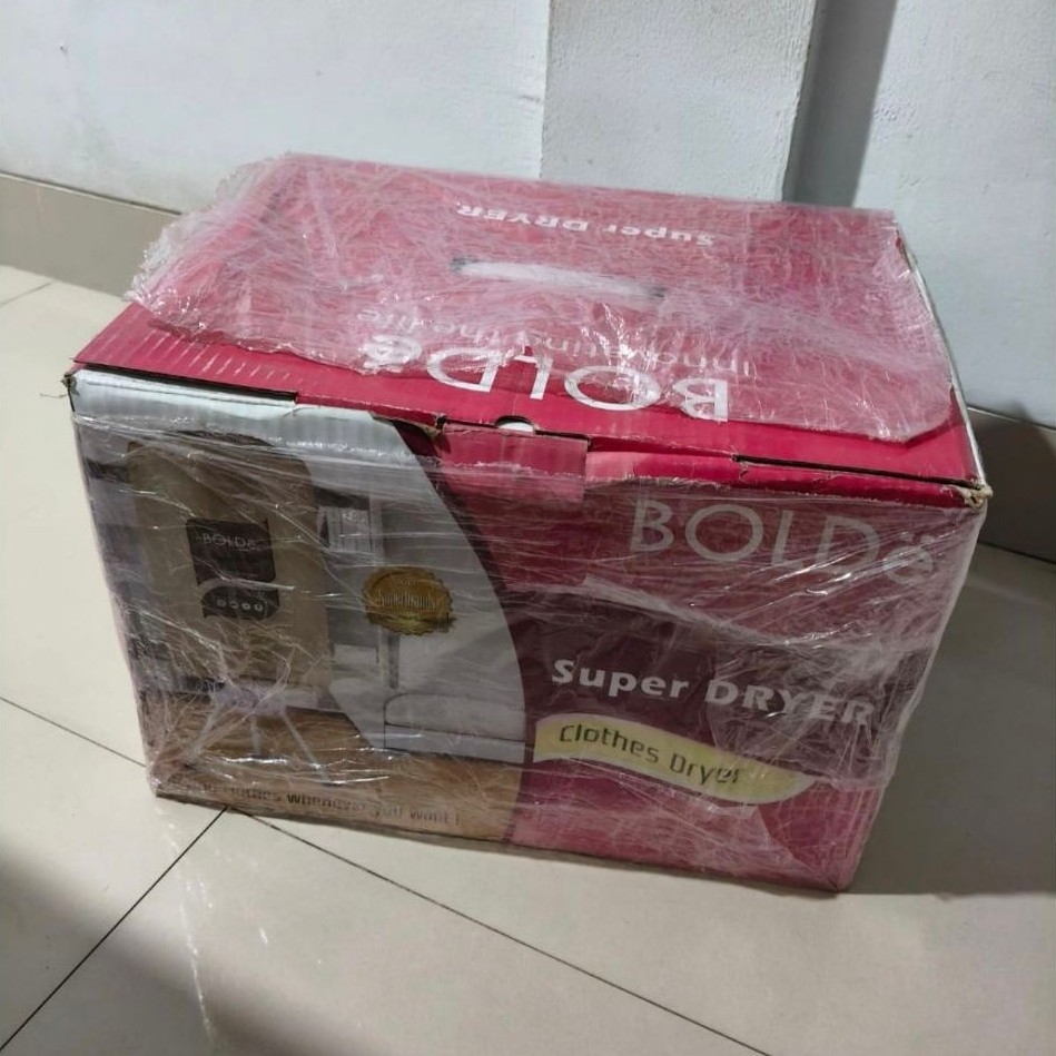 Bolde super dryer pengering baju preloved
