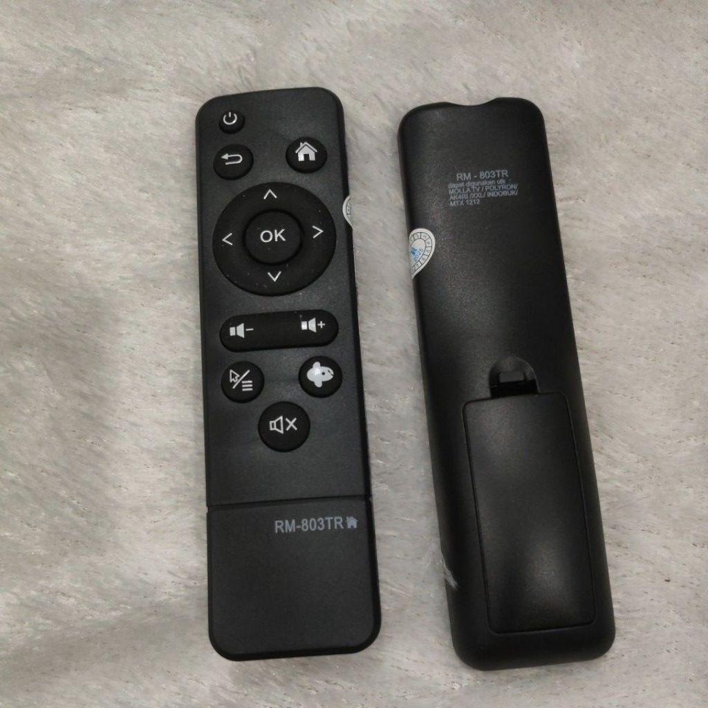 remot/remote android box Polytron mola tv dan AKARI android box MOLA tv