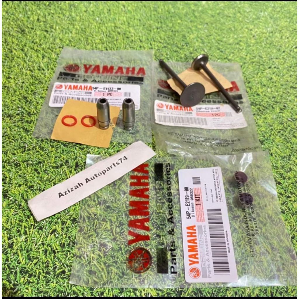 paket  klep + botol klep + seal klep Mio j / soul GT / xride 115 / Mio m3 / soul GT 125