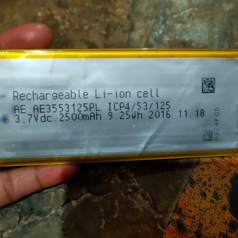 batrai tab Advan e1c 3g normal