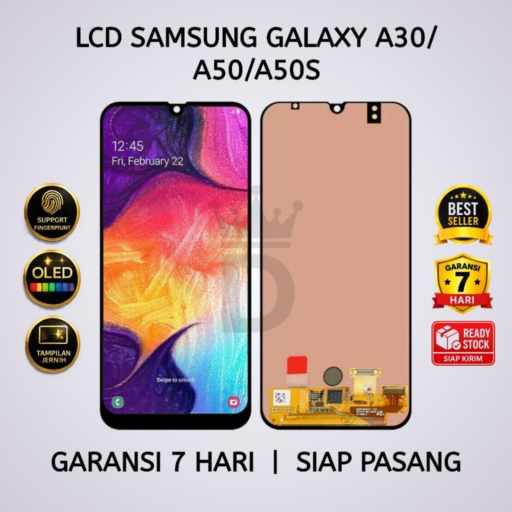 LCD TOUCHSCREEN SAMSUNG A30/A50/A50S OLED FINGERPRINT FULLSET