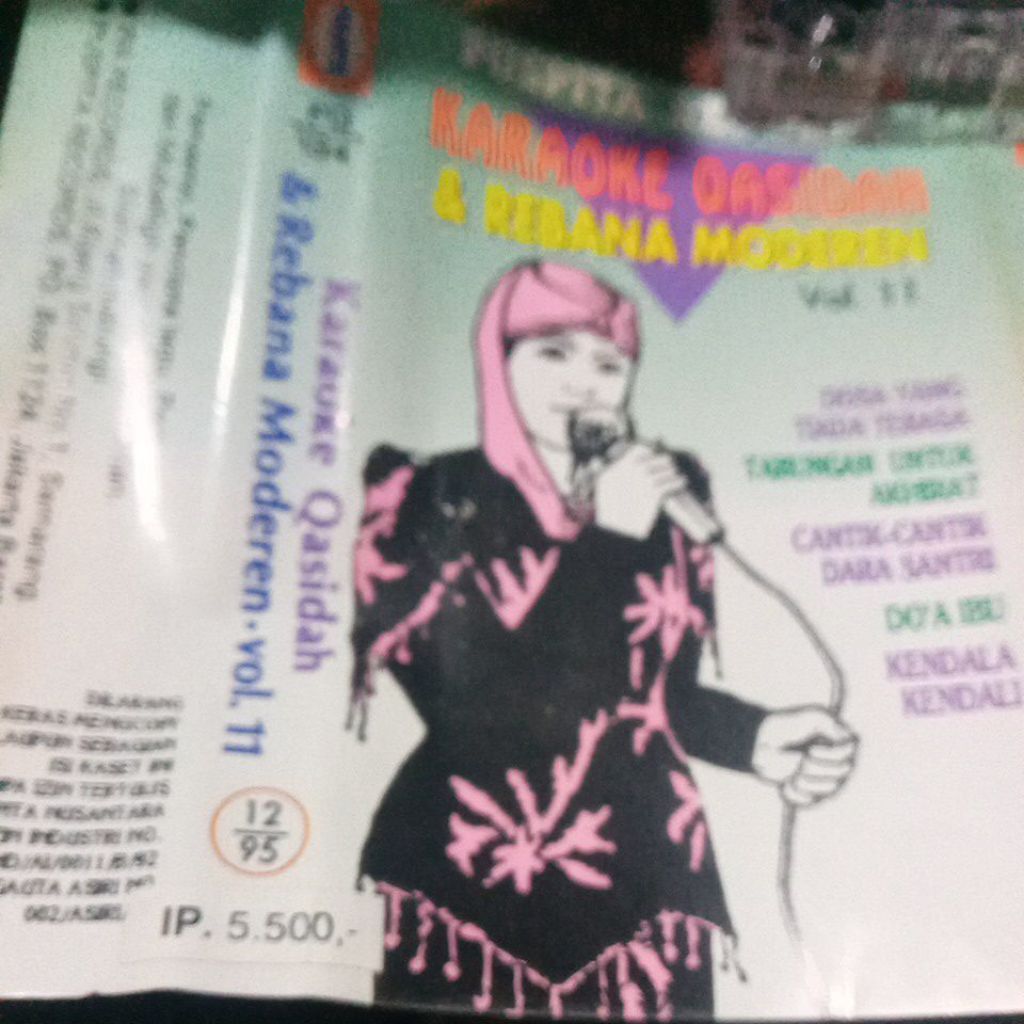kaset pita QASIDAH REBANA MODERN T-197