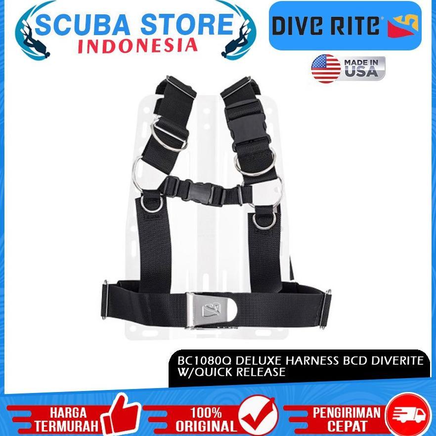 BC1080Q Deluxe Harness Diverite w/Quick Release BCD Dive Rite Accessories Scuba Diving Technical Aks
