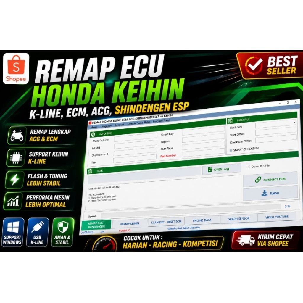 software autoshop dan Honda flash tool bonus software Honda ecu