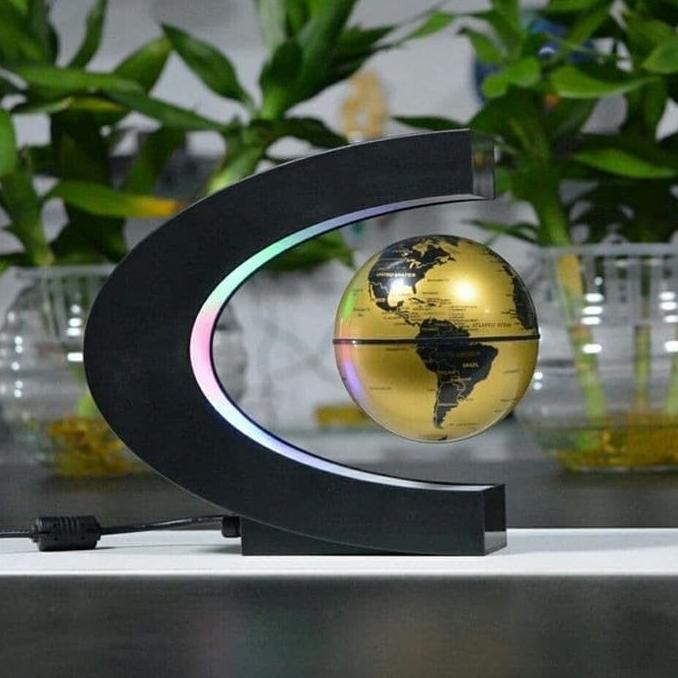 [ VANO ] pajangan magnetic floating Globe/lampu bola dunia melayang