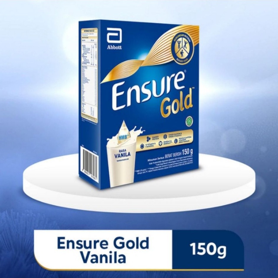 ENSURE GOLD RASA VANILLA 150 GRAM NUTRISI DEWASA LANSIA
