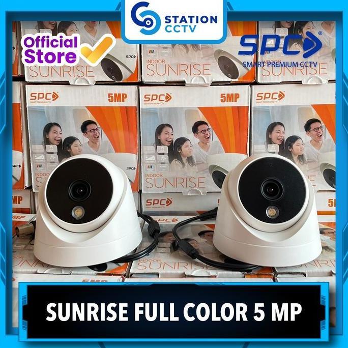 Cctv- Spc Sunrise Indoor Full Color 5 Mp / Cctv Camera Colorvu 5 Mega Pixel