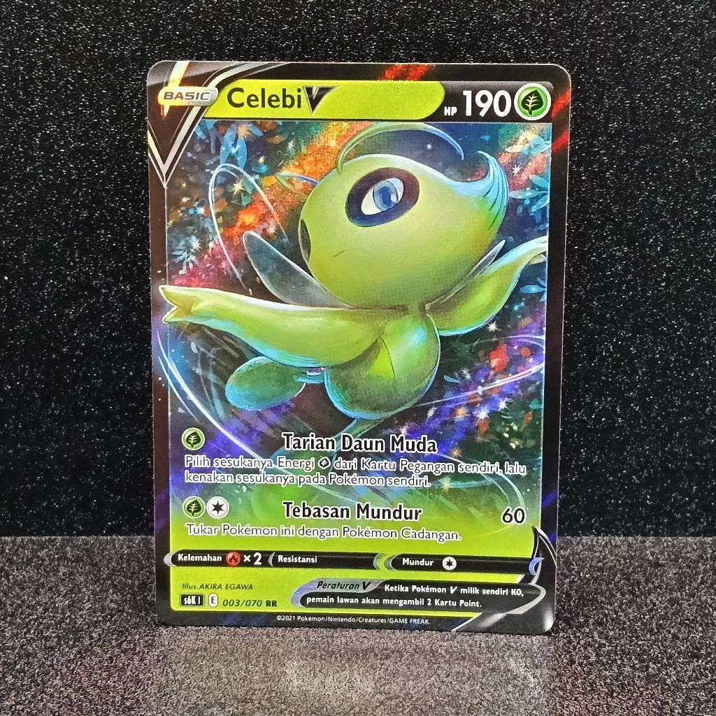 Kartu Pokemon TCG Indonesia Celebi V RR S6K V Starter Deck 003/070