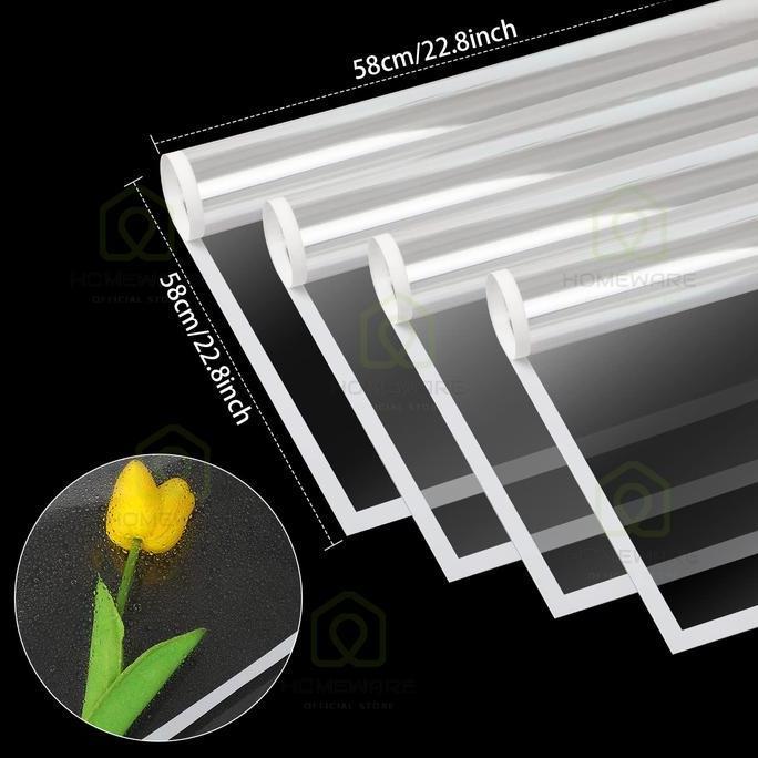 When- Flower Wrapping Paper/Flower Wrapping Transparant Line Color Kertas Buket
