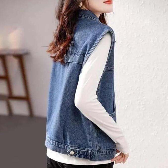 982-ROMPI JEANS WANITA/ROMPI WANITA/BLAZER JEANS WANITA Atasan Panjang NSS