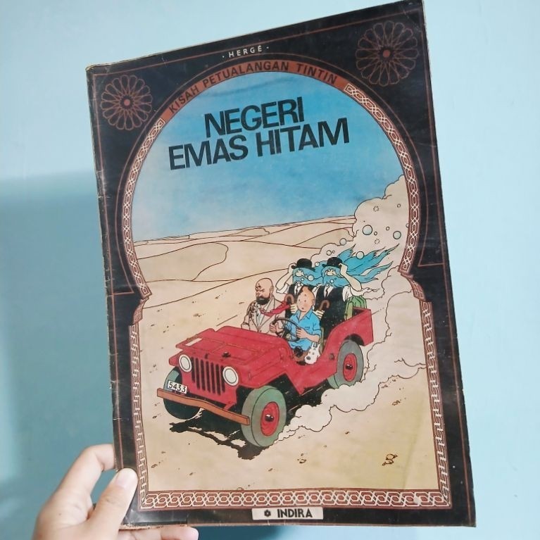 KOMIK TINTIN NEGERI EMAS HITAM INDIRA