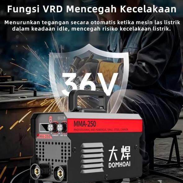 Bst Ready Domhoai Mma-250 Mesin Las Listrik 450 Watt Las Laser Mini Untuk Besi Las Gas Mini/Las Mura