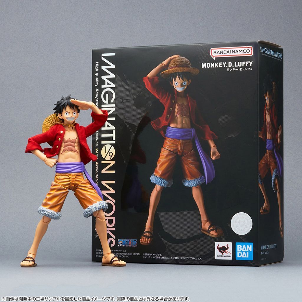 One Piece Imagination Works Monkey D Luffy figure 17cm