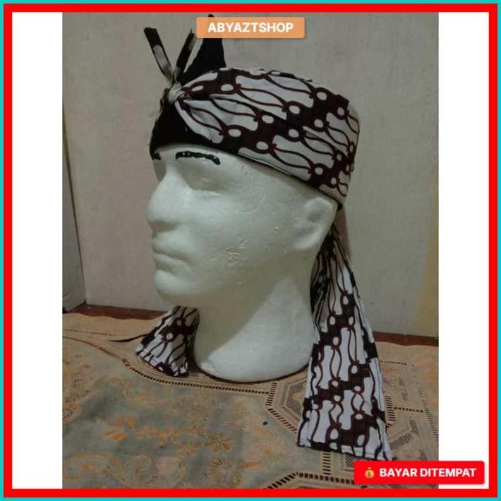 Iket Kepala Sunda Motif Lereng - Blangkon Sunda Dan Jawa Motif Lereng - Termurah Udeng Lereng Barong