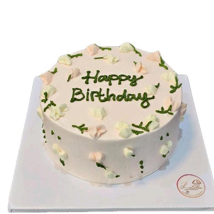 Cakeandcake- N Cake Diameter 15 Cm Birthday Cake Custom N Cake Cake Ulang Tahun Minimalist Cake Gaby