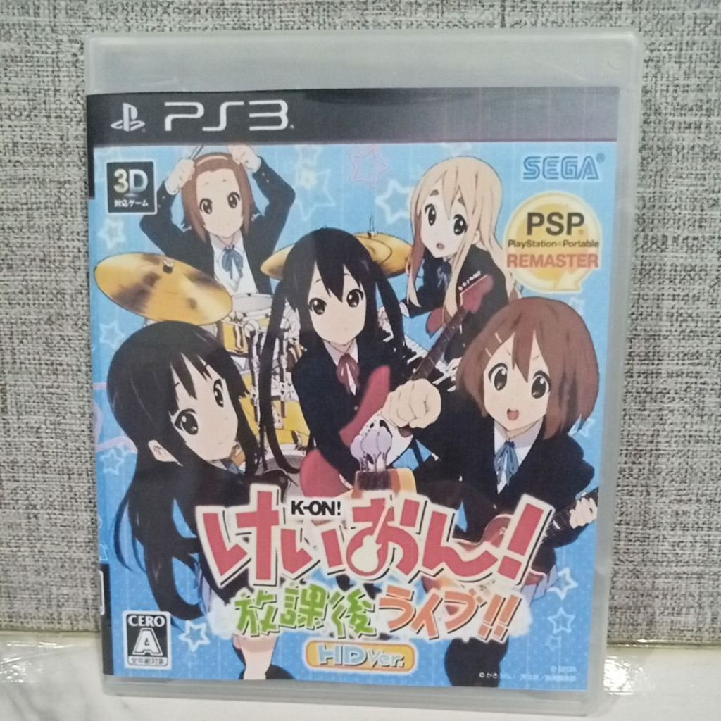 BD CD KASET ORIGINAL PS3 K-on Houkage live Jpn Bahasa Jepang