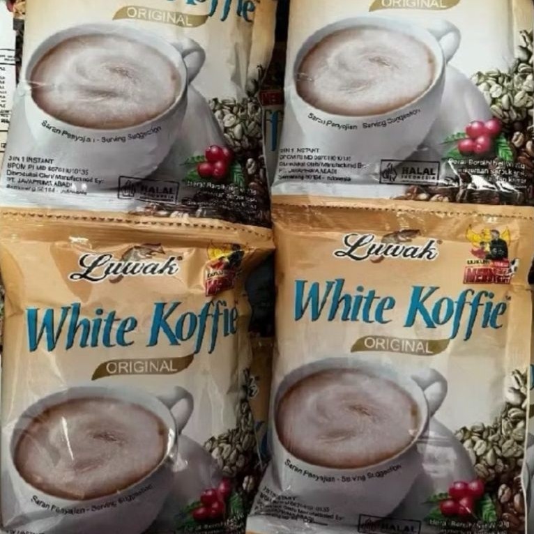 Kopi Luwak White Koffie Coffee Sachet l Luwak White Koffie Coffee Sachet I Luwak White Koffie Coffee