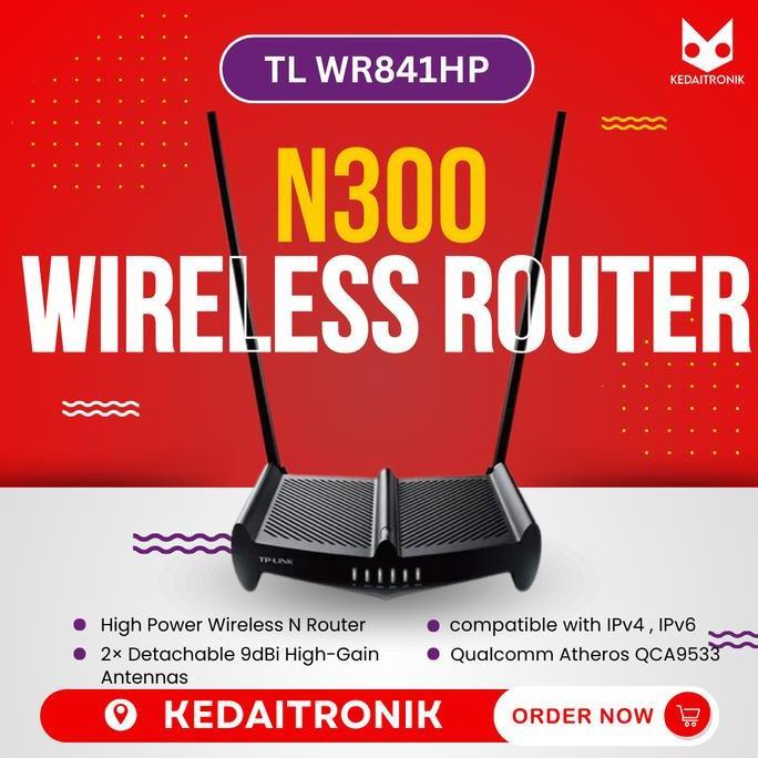 NEW Router Wireless TP Link TL WR841HP N300 TLWR841HP Tplink Router 841