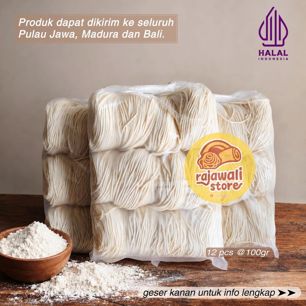 MIE BASAH UNTUK MIE AYAM, PANGSIT, MIE GACOAN, JEBEW dll