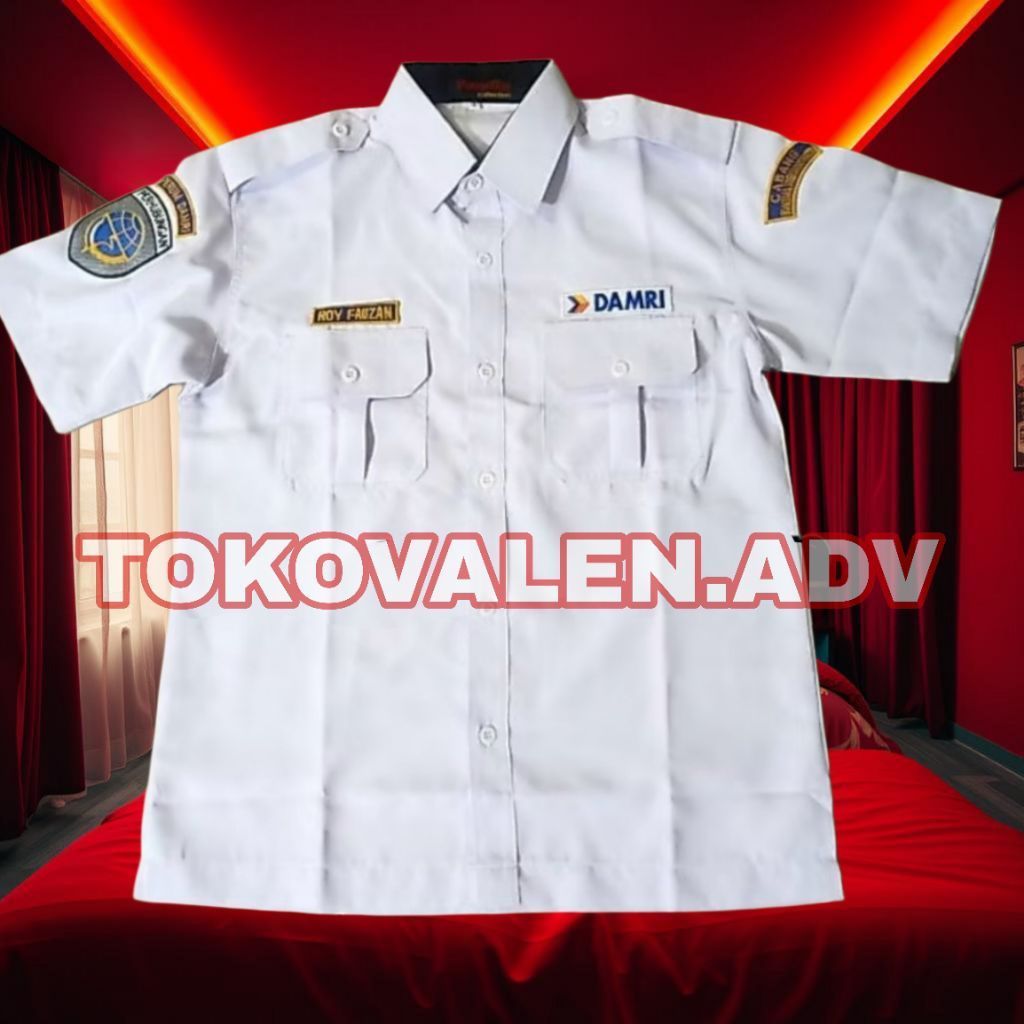 Kemeja PDH DAMRI Terbaru Seragam PDH Perhubungan DAMRI Seragam DAMRI Atasan Baju DAMRI Perhubungan