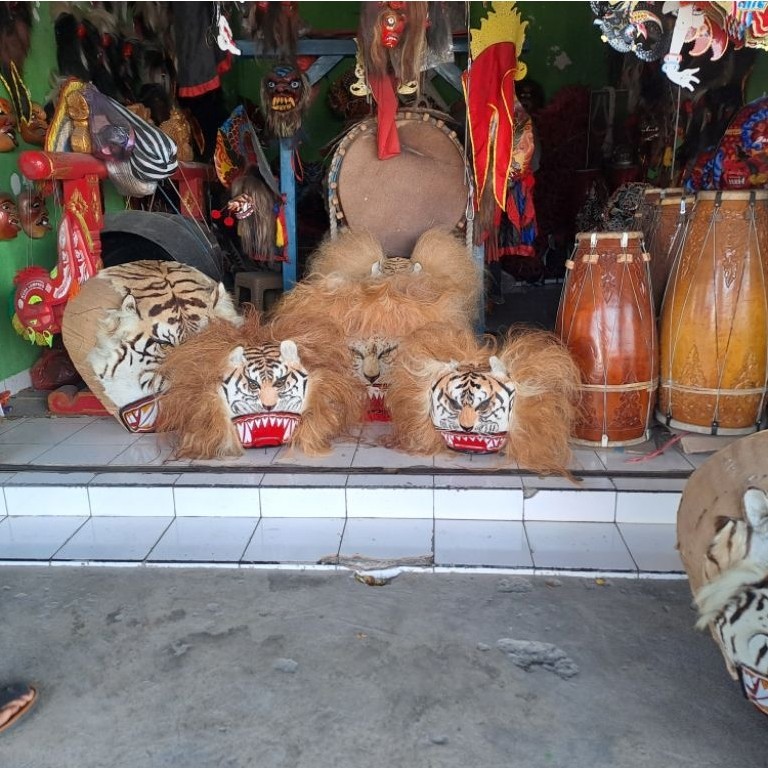 BARONGAN / KUCINGAN REOG MINI TK / SD UKUR 35 / 40 PREMIUM